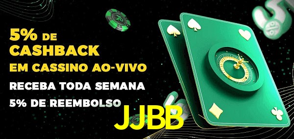 Promoções do cassino ao Vivo JJBB